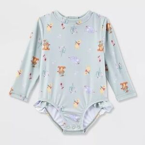 Cute Long Sleeve Baby Bodysuit